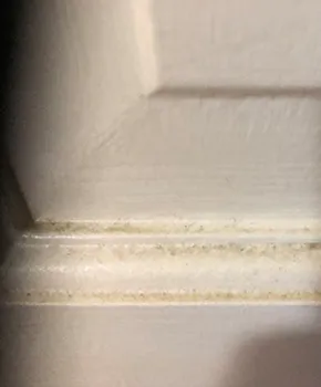 Baseboard grime