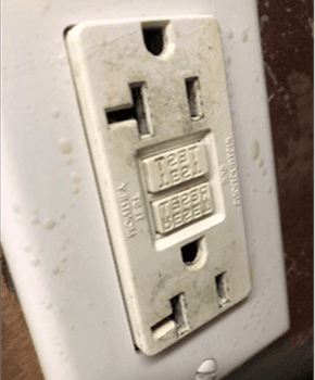 Dirty outlet