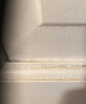 Baseboard grime